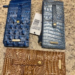THREE Brahmin credit card wallets